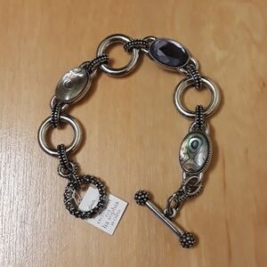 Lia Sophia Abalone and Crystal Epiphany Bracelet